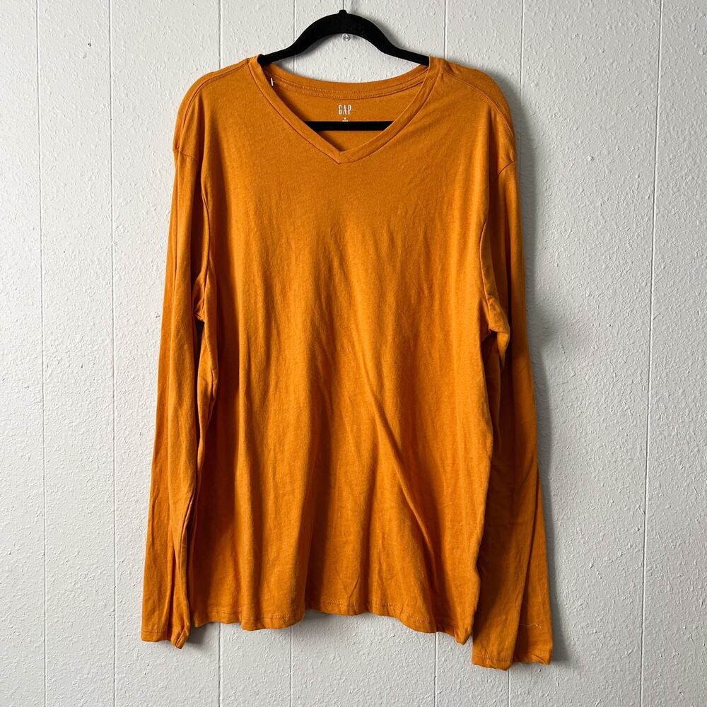 Gap Mens Long Sleeve T-Shirt Medium 100% Cotton Breathable Baselayer Normcore